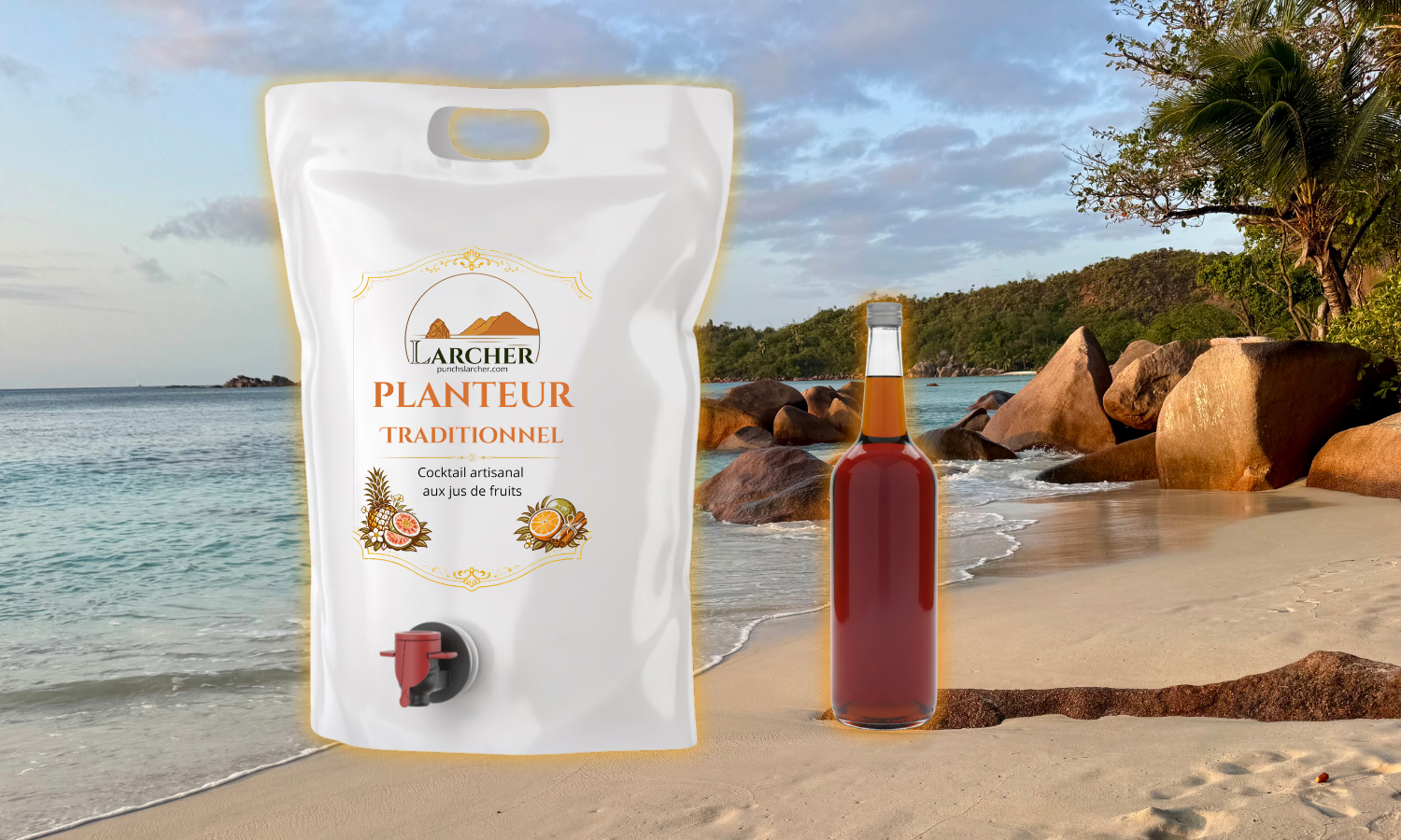 Kit Planteur antillais : 5L doypack avec robinet