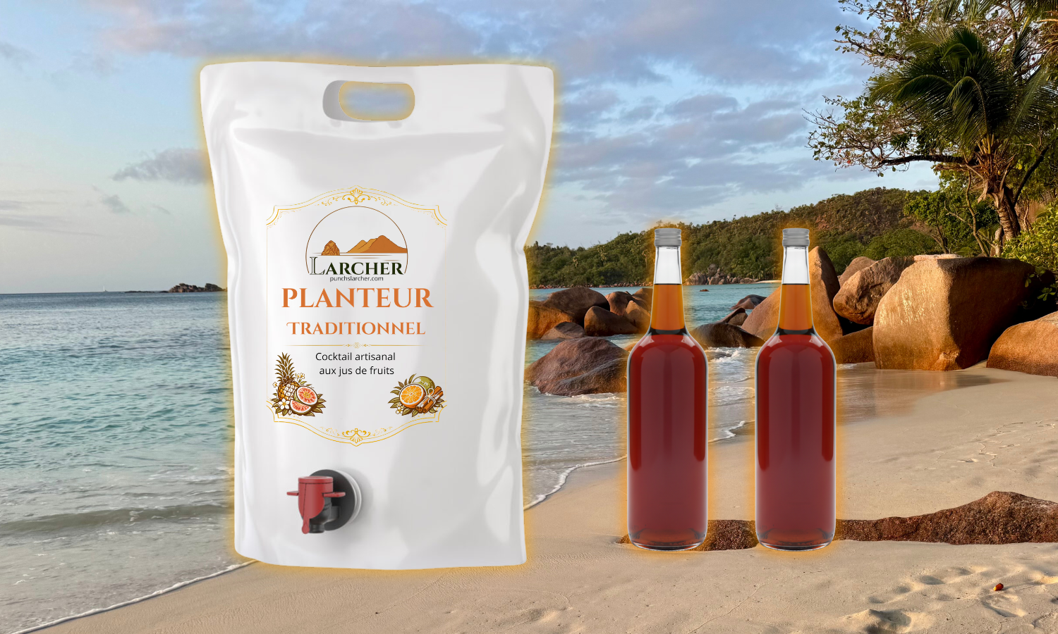 Kit Planteur antillais : 5L doypack avec robinet