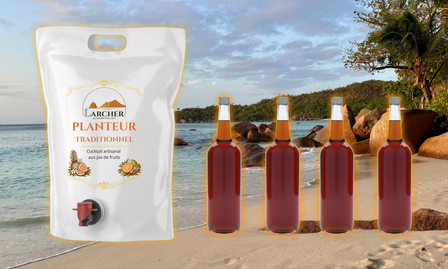 Kit Planteur antillais : 5L doypack avec robinet