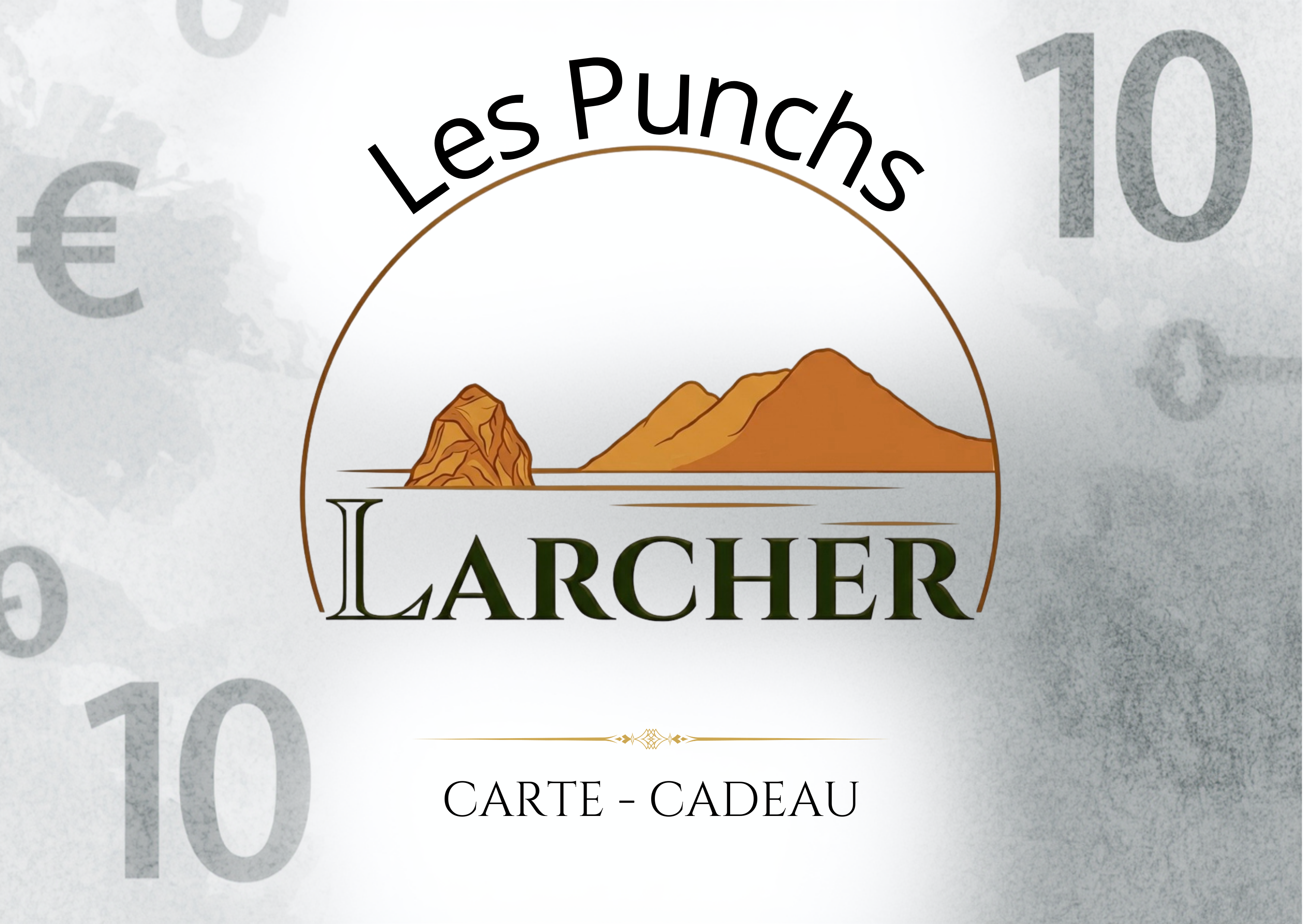 Carte cadeau Les Punchs Larcher 10 euros - Cocktails martiniquais