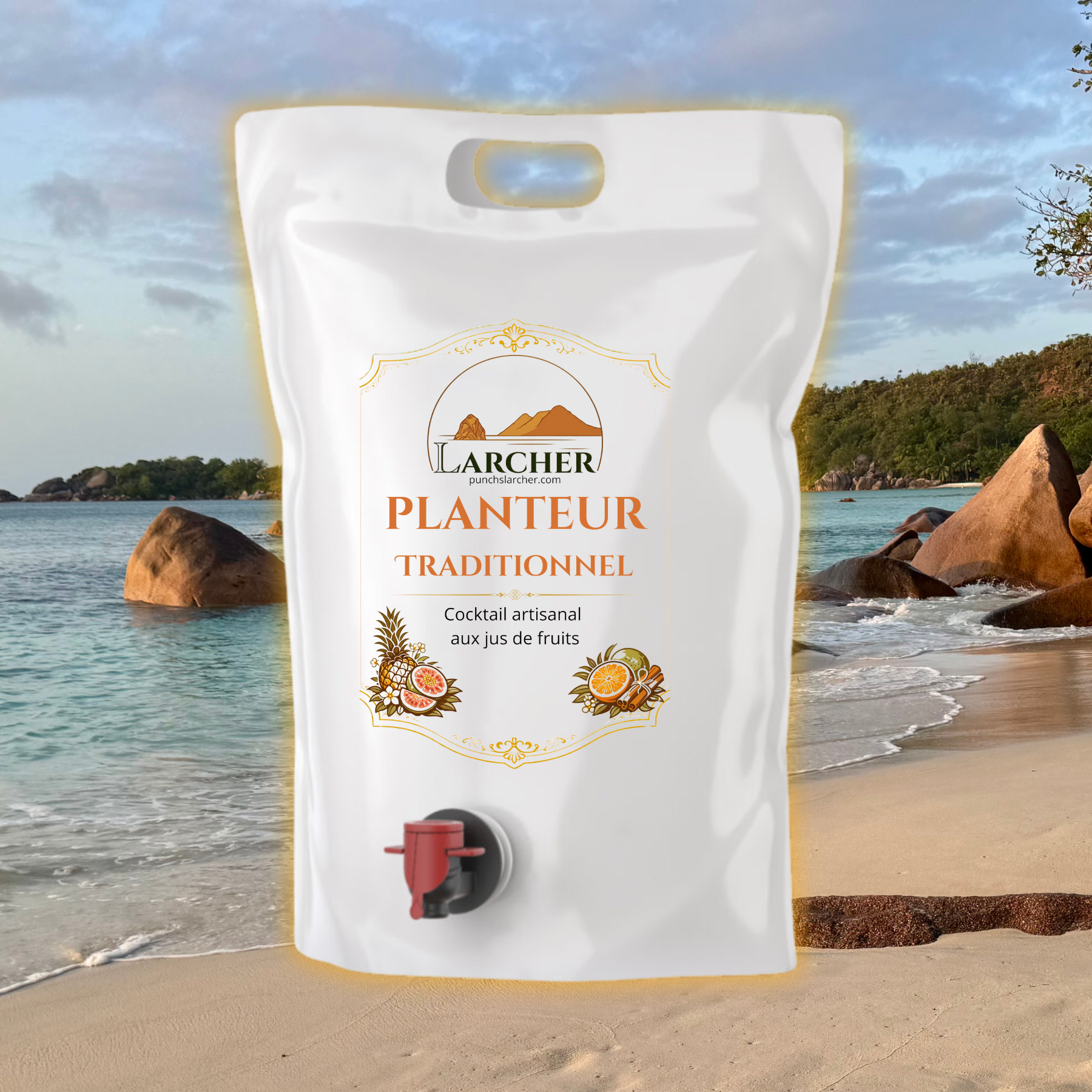 Kit Planteur antillais : 5L doypack avec robinet